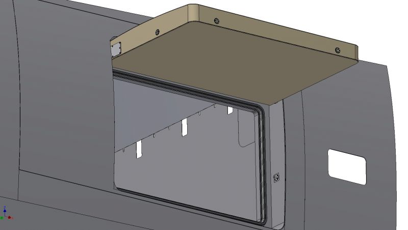 hatch with vertical opening